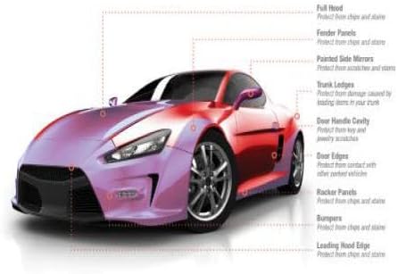 3M Paint Protection Film | Matte 200 Series PPF | 12in x 5ft (5 Sq/ft) | w/Free Instawraps Pro-Wrapping Glove